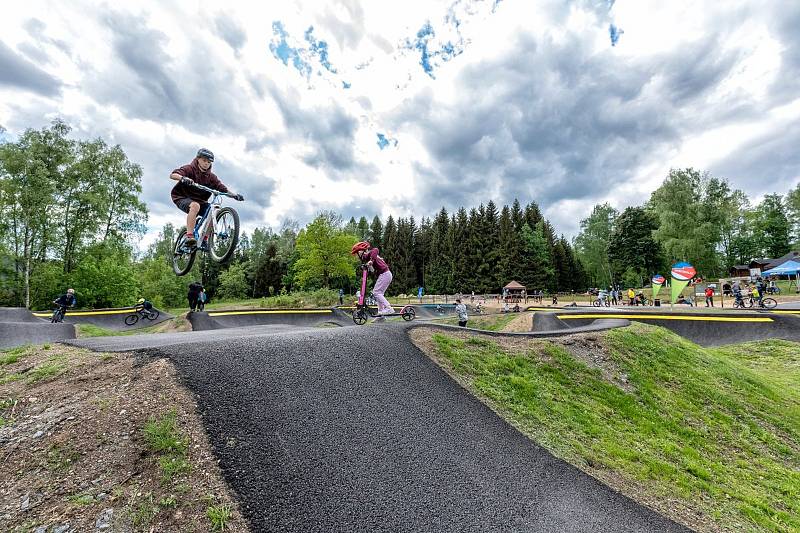 Pumptrack v Tanvaldě.