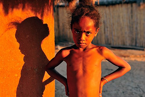 Mladá kráska za Madagaskaru