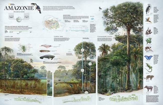 Získejte mapu Amazonie s listopadovým číslem National Geographic!