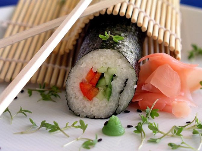 Vegetariánské sushi