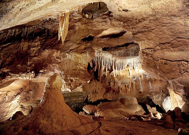 Koněpruské jeskyně - U varhan