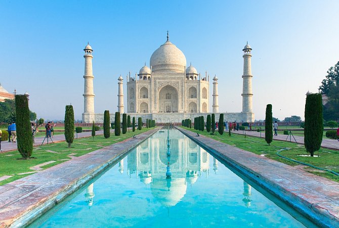 Skvostný náhrobek pro císařovu ženu - Tádž Mahal