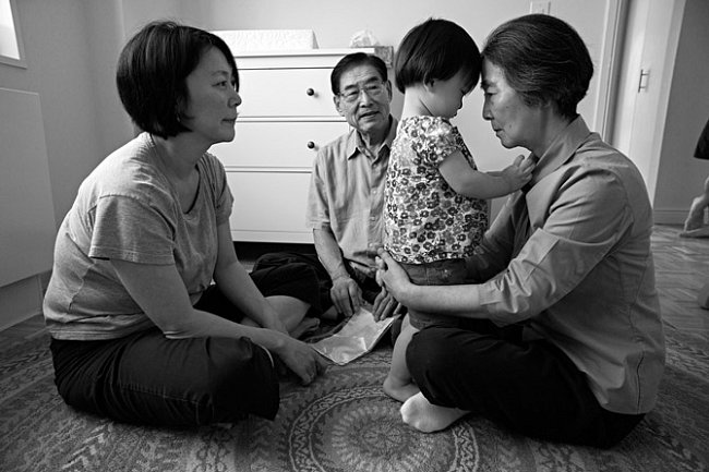 Dvacetiměsíční korejské dítě