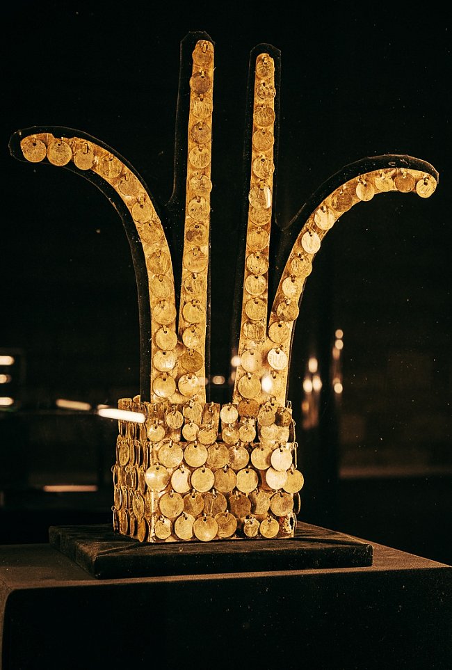 Poklad zapůjčilo Muzeum zlata v Peru.