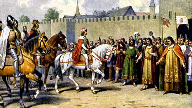 Korunovace Václava II. – sláva, z níž oči přecházely