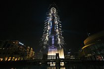 Slavnostní byl i nejvyšší mrakodrap světa Burj Khalifa v Dubaji.