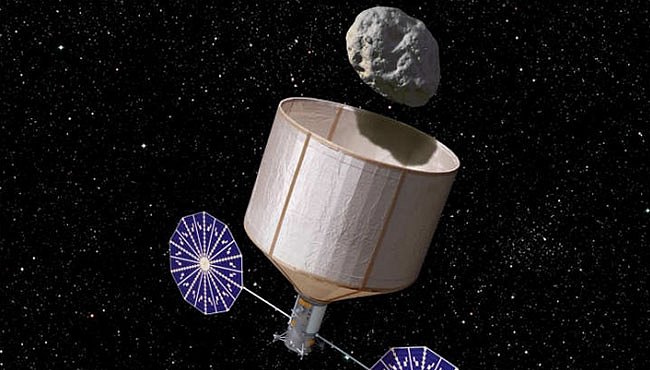 NASA chce chytit asteroid a odtáhnout ho k Měsíci