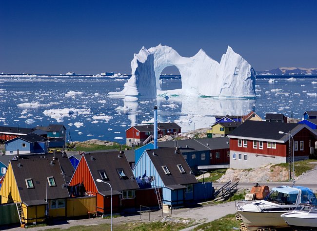 Ilulissat je třetí největší grónské město. Žije tam 5 000 obyvatel. 