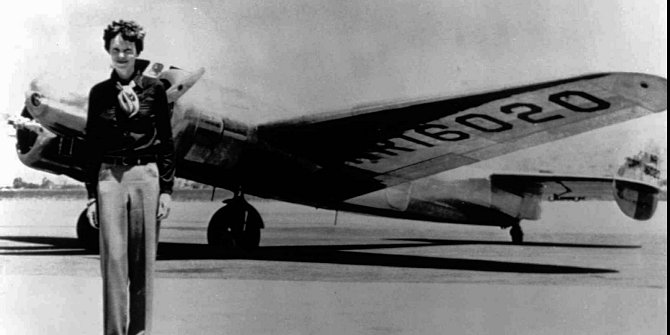 Amelia Erhart s letadlem