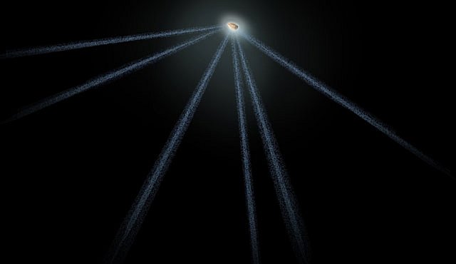 Vyšinutý asteroid má šest ohonů jako kometa