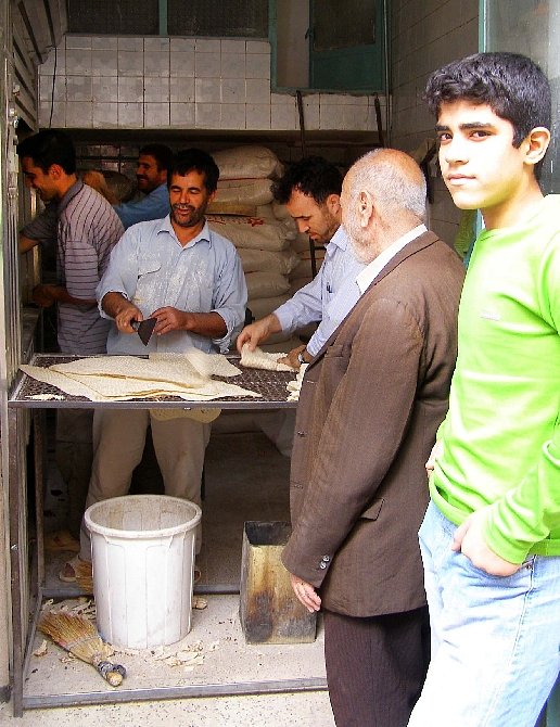 Fronta na chleba  (Zanjan, Írán)