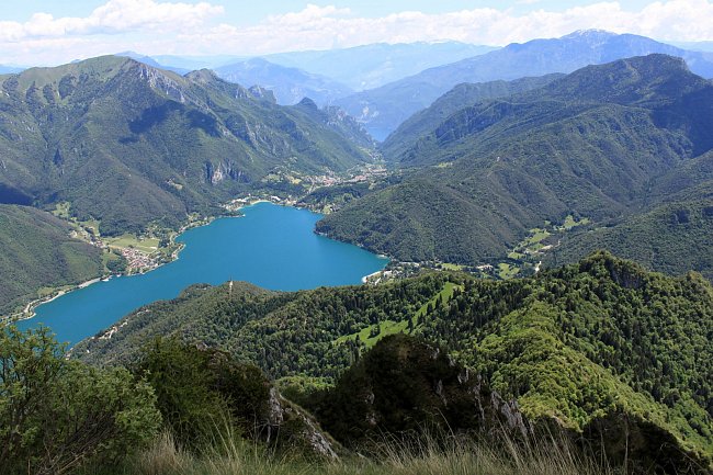 Údolí Valle di Ledro patří mezi nejzelenější v Itálii. 
