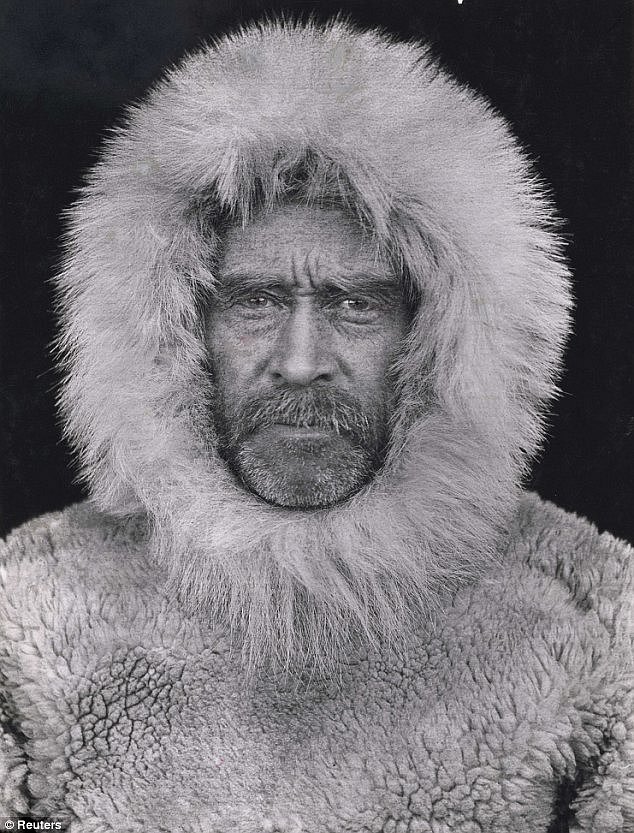 Portrét Roberta E. Pearyho (1856-1920) během jeho expedice na severní pól.