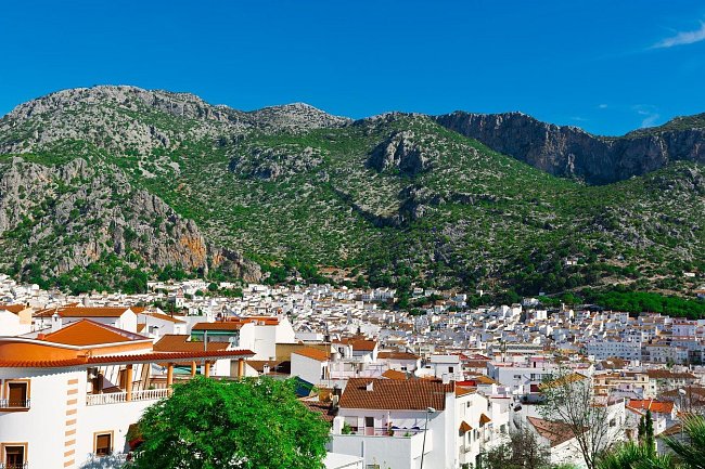 Nevinnou bílou si zamilovalo hned několik městeček Andalusie. Dokonce vznikla turistická trasa Cesta bílých měst. Největším z nich je Ubrique, které leží na úpatí pohoří Siera de Ubrique.