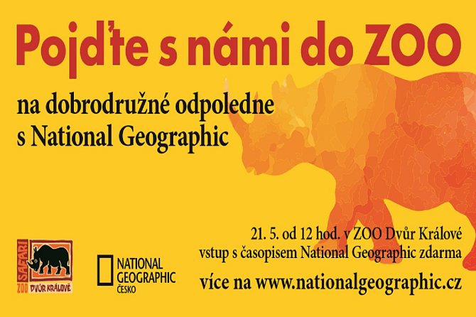 Redakce National Geographic připravila v neděli 21. května v zoo ve Dvoře Králové zajímavý program.