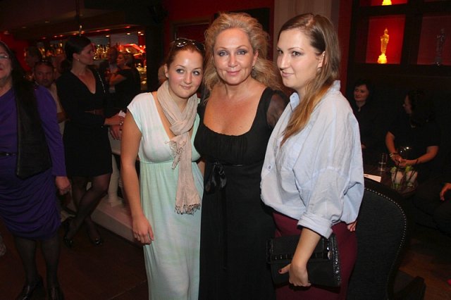 Bára s dcerami Aničkou a Maruškou