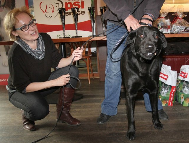 Slavíková předávala cenu v kategorii Záchranný čin neslužebních psů.