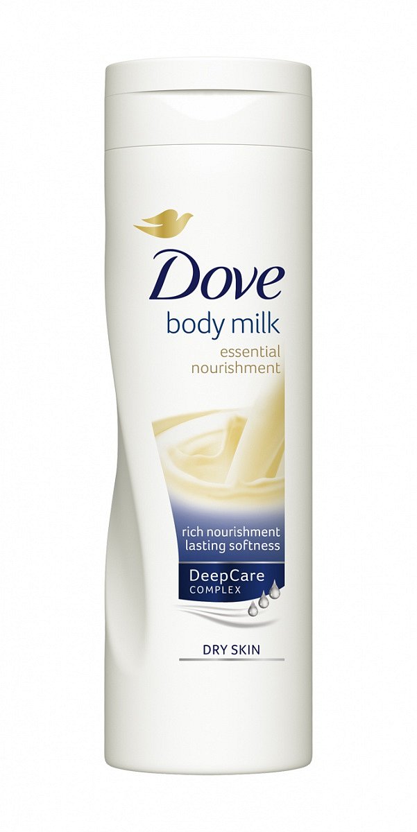 Tělové mléko Dove, cena 129,90 Kč.