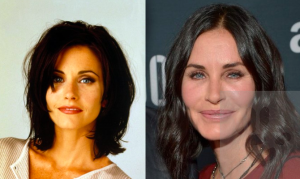 Herečka Courteney Cox a její proměny.