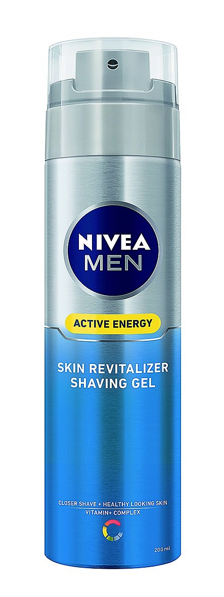 Gel na holení Skin Revitalizer Shaving Gel, Nivea Men, 200 ml 116 Kč