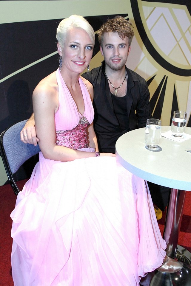Anna Polívková se svým tanečním partnerem Michalem Kurtišem