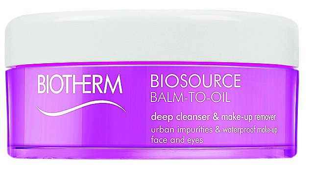 Biosource Balm To Oil zajistí hloubkové čištění a odlíčení make-upu. Biotherm, cena 870 Kč.