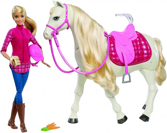 Kůň snů a panenka Barbie, Mattel, 2990 Kč.