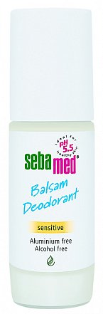 Roll-on Balsam Deodorant pro citlivou pokožku, Sebamed, 50 ml 99 Kč.