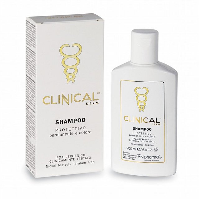 Šampon pro výživu a hydrataci Vivipharma Protettivo, cena 682 Kč. Cena celé kúry: 2 679 Kč, K dostání na www.clinicalhair.cz.