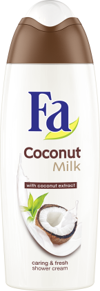 Sprchový krém Fa Coconut Milk, cena 59,90 Kč.