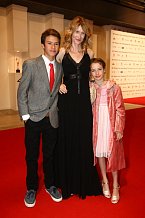 Hollywoodská star Laura Dern a její ratolesti Jaya Harper, Ellery Walker Harper