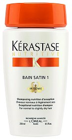 egenerační šamponová lázeň Nutritive Bain Satin 1, Kérastase, 250 ml 500 Kč