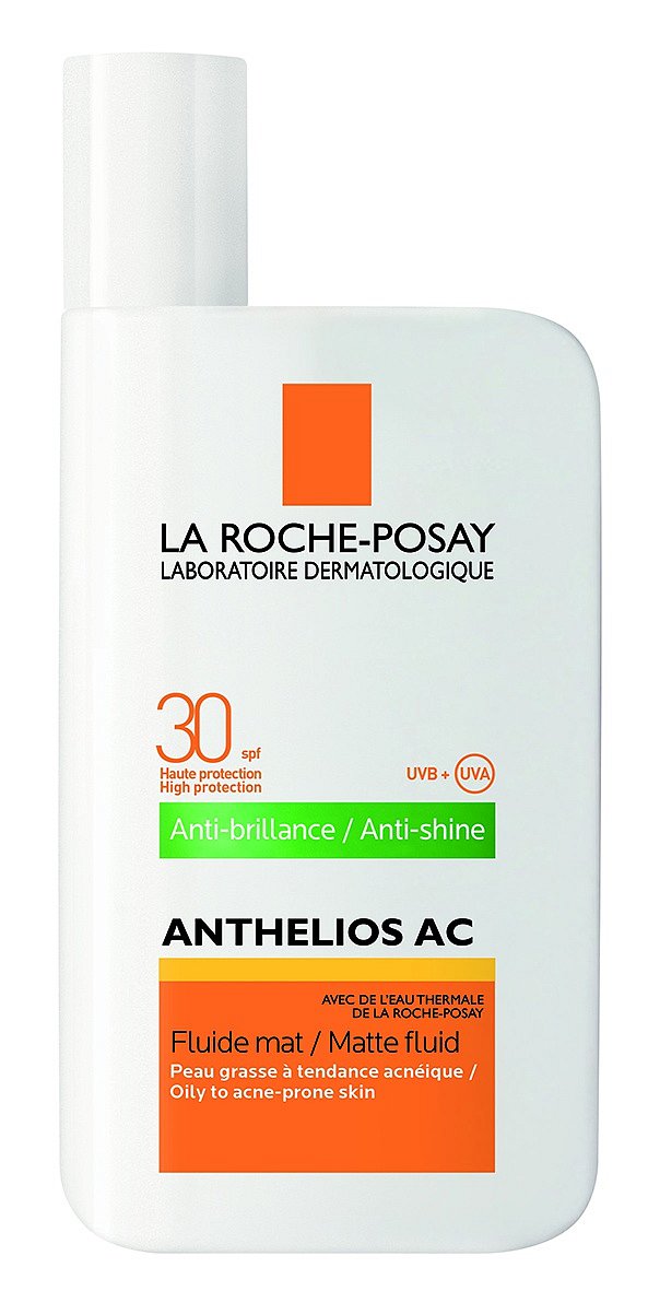 Zmatňující fluid Anthelios AC SPF 30 ideální pro mastnou aknózní pleť, La Roche-Posay, 50 ml 324 Kč
