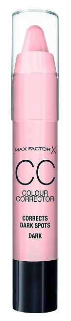 Barevný korektor v tyčince CC Colour Corrector odstín broskvový – vyrovnává tmavé skvrny u středních typů pleti, Max Factor, 490 Kč