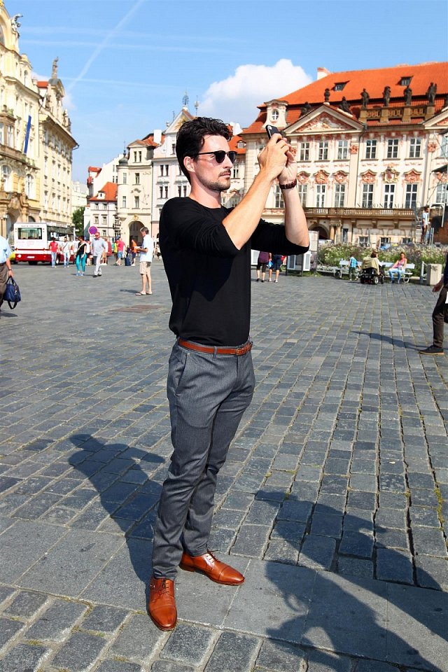 Modelovi ze stáje Dolce&Gabbana se v Praze líbí.