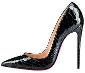 V klasických louboutinkách se sice nedá chodit, ale jsou to nejhezčí a nejvíc sexy boty. CHRISTIAN LOUBOUTIN, 22 000 Kč