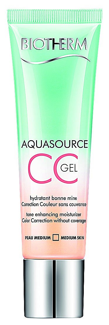 Hydratační Aquasource CC gel propůjčuje efekt opálení, Biotherm, 30 ml 670 Kč.