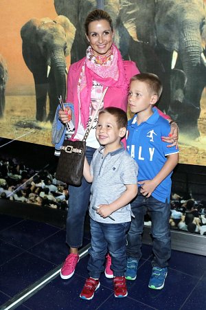 Monika Marešová se svými syny Jakubem a Matějem