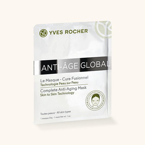 Revitalizační maska proti vráskám ANTI-AGE GLOBAL, Yves Rocher, cena 199 Kč.