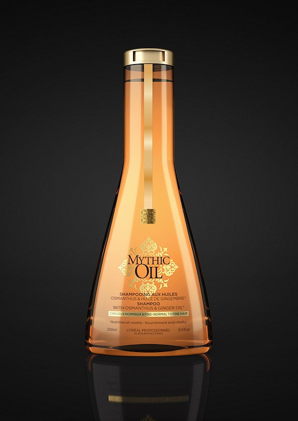 Šampón pro jemné vlasy Mythic Oil, L'Oréal Professionnel, cena 249 Kč.