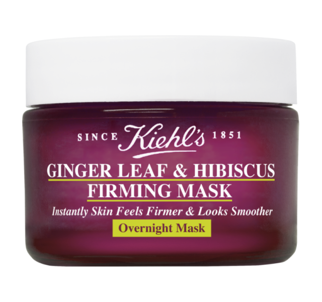 Maska Ginger Leaf & Hibiscus Firming Mask vyhladí jemné vrásky a odhalí na pohled mladší pleť, Kiehl´s, 28ml za 650 Kč.