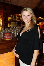 Jitka Kocurová dva měsíce před porodem