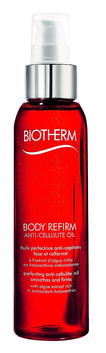 Masážní olej Body Refirm odstraňující příznaky celulitidy, Biotherm, 125 ml 1080 Kč.