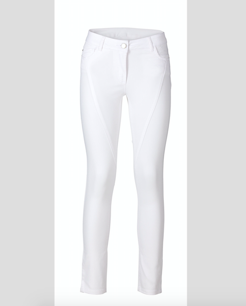 Bílé kalhoty Takko, cena 599 Kč.
