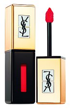 Rudý Pop Water Vernis á Lévres odstín č. 202 Dewy Red, YSL, 509 Kč.