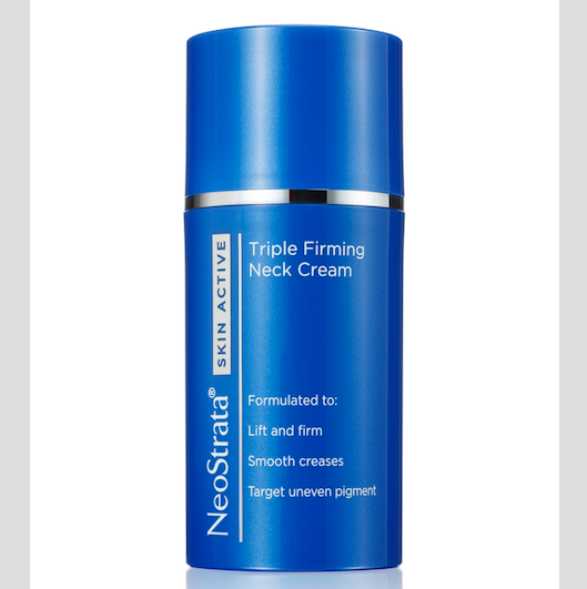 NeoStrata Triple Firming Neck Cream, krém pro zjemnění hlubokých vrásek a vyhlazení jemných linek, omezení tvorby nežádoucí pigmentace a k celkovému zpevnění kůže v oblasti krku a dekoltu; www.neostrata.cz, 80 g za 1490 Kč.