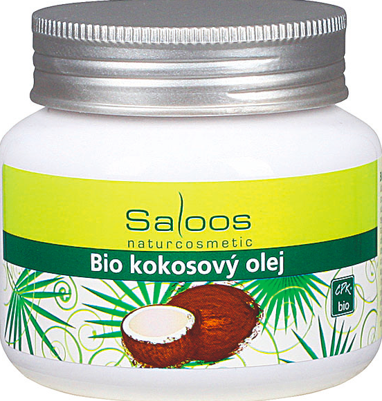 Bio Kokosový olej přírodní produkt pro vyživení vlasů, Saloos, 250 ml 237 Kč 