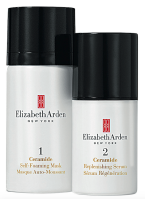 Ceramide Boosting 5Minute Facial rituál ve dvou jednoduchých krocích pro odstranění povrchových nečistot a podporu buněčné výměny, Elizabeth Arden, 30 ml + 15ml 2130 Kč.