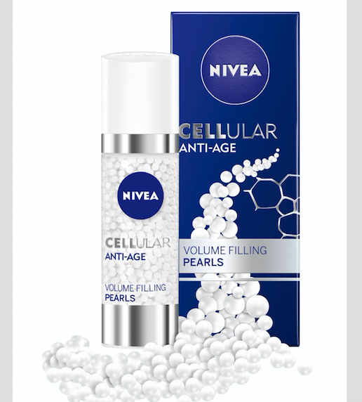 Vyplňující perlové sérum Cellular AntiAge, NIVEA, cena 430 Kč.