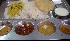 Typické indické jídlo